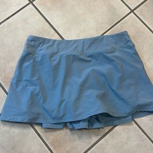 Crz Yoga pleated skirt skort XL  slate blue